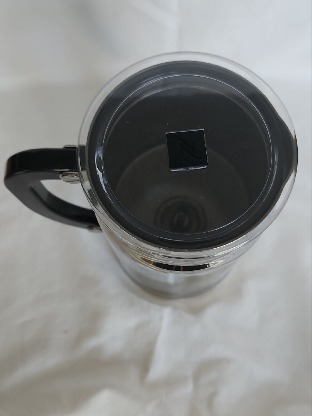 Nespresso Silver and Black Stainless Milk Frother - Picture 6 of 8